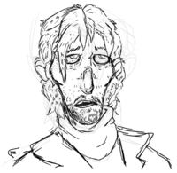 Frederick on his 46th hour of work