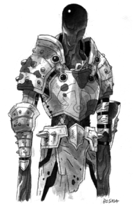 A sludge night drawn by Sam Bosma